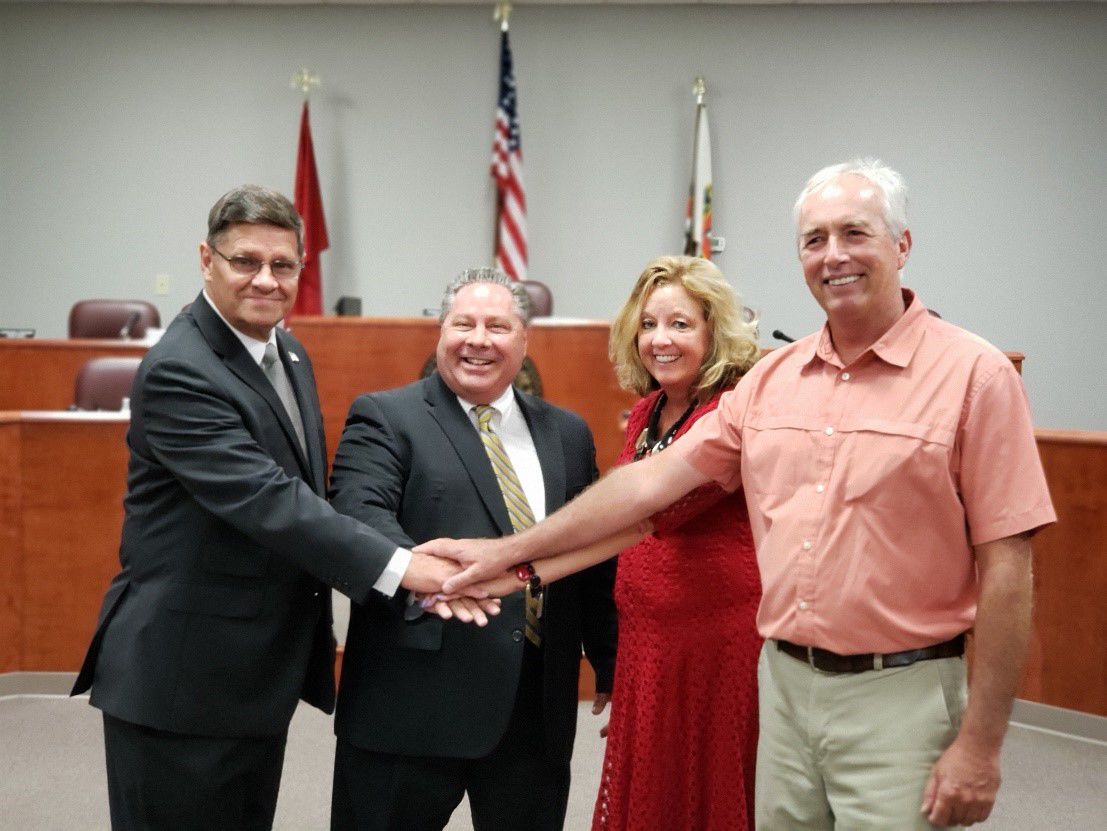 Swearing in Cordell and others
